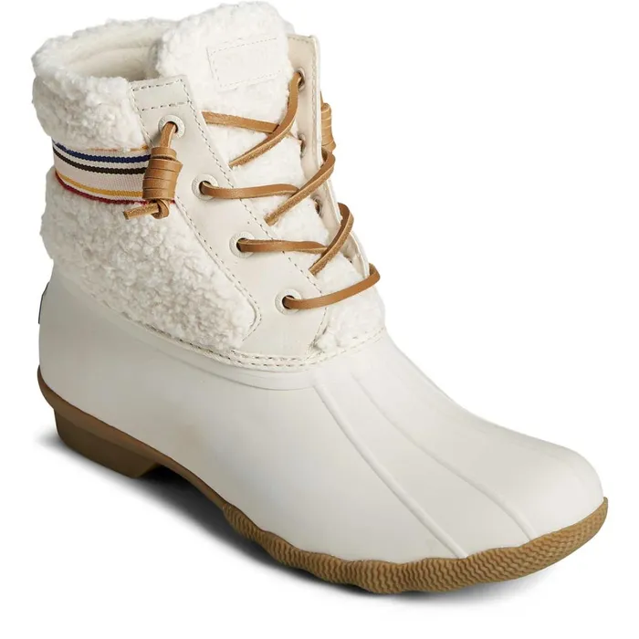 Boots Women Sperry Saltwater Rainbow Sherpa Duck Boot Ivory Boots Women Sperry Saltwater Rainbow Sherpa Duck Boot Ivory