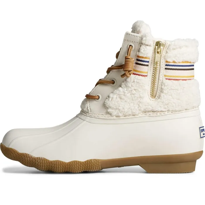 Boots Women Sperry Saltwater Rainbow Sherpa Duck Boot Ivory Boots Women Sperry Saltwater Rainbow Sherpa Duck Boot Ivory