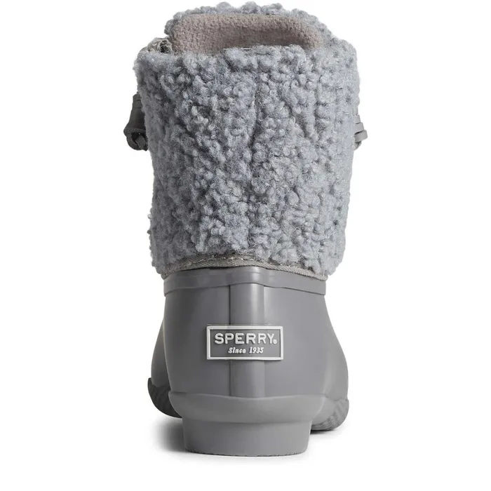 Boots Women Sperry Saltwater Sherpa Duck Boot Grey Boots Women Sperry Saltwater Sherpa Duck Boot Grey