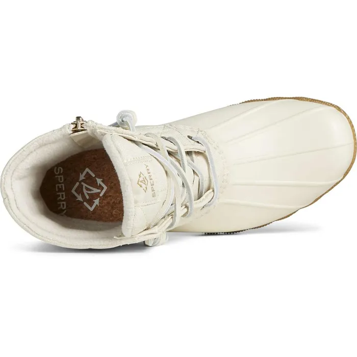 Boots Women Sperry SeaCycled Saltwater Nylon Duck Boot Ivory Boots Women Sperry SeaCycled Saltwater Nylon Duck Boot Ivory