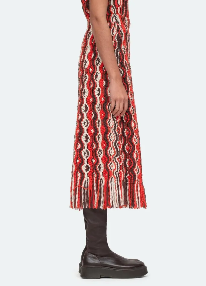 Bottoms Women Sea New York Drew Skirt Red
