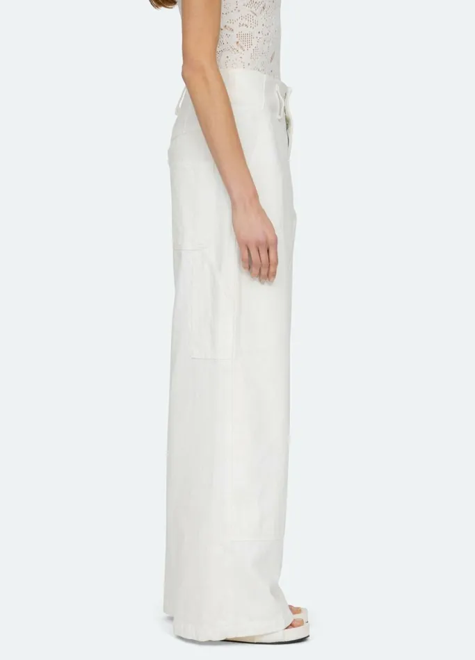 Bottoms Women Sea New York Jamie Pants White