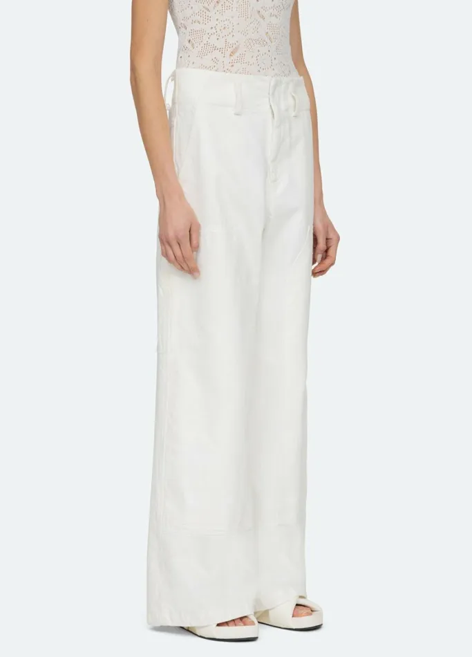 Bottoms Women Sea New York Jamie Pants White