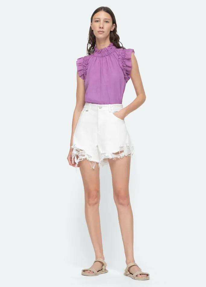 Bottoms Women Sea New York Jamie Shorts White