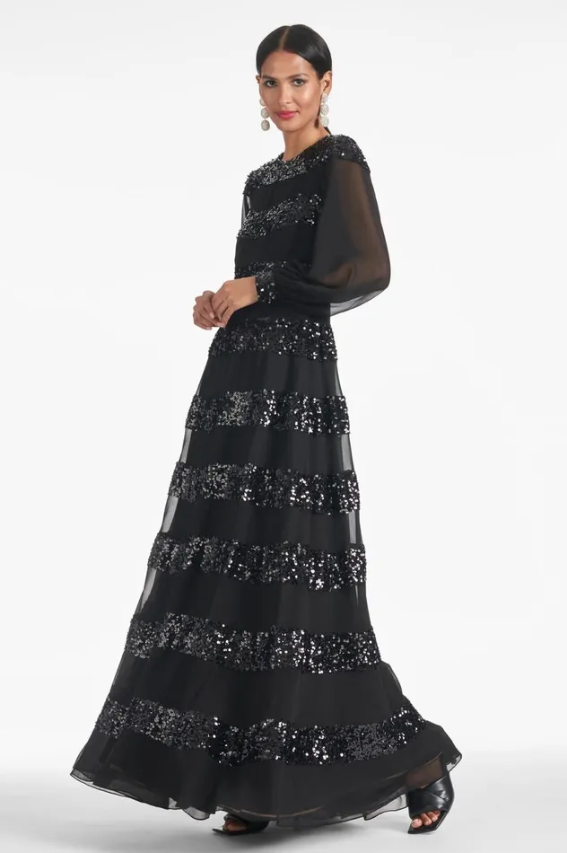 Brenda Gown 8211 Black Women Sachin and Babi Evening