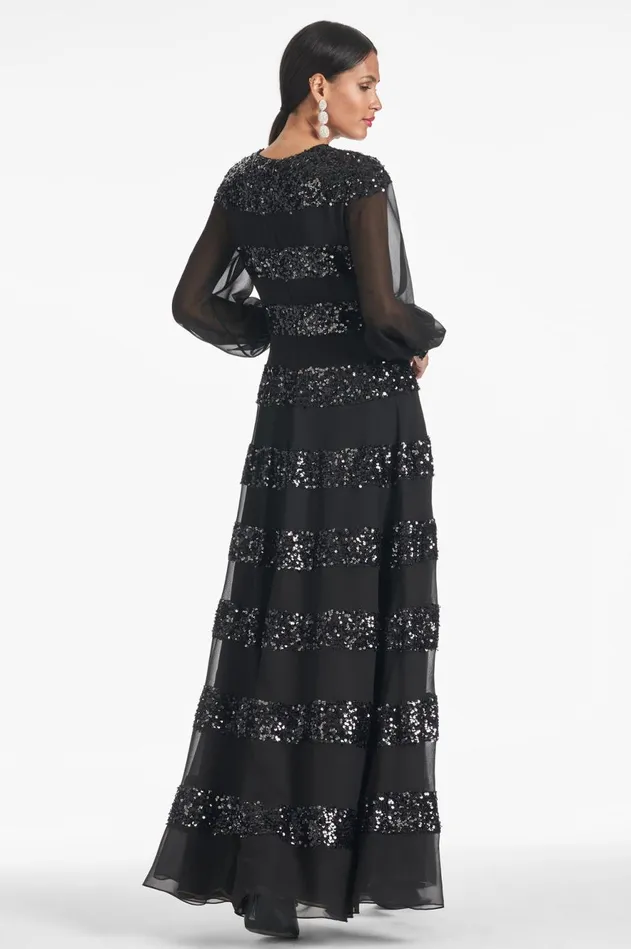 Brenda Gown 8211 Black Women Sachin and Babi Evening