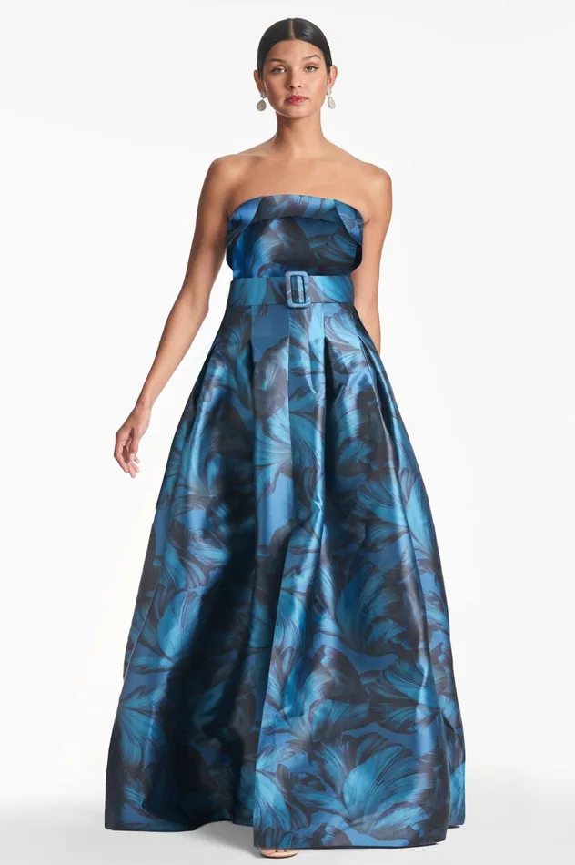 Brielle Gown 8211 Tonal Petal Women Sachin and Babi Evening