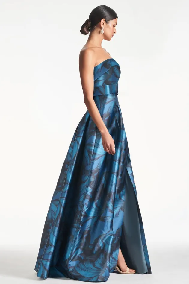Brielle Gown 8211 Tonal Petal Women Sachin and Babi Evening