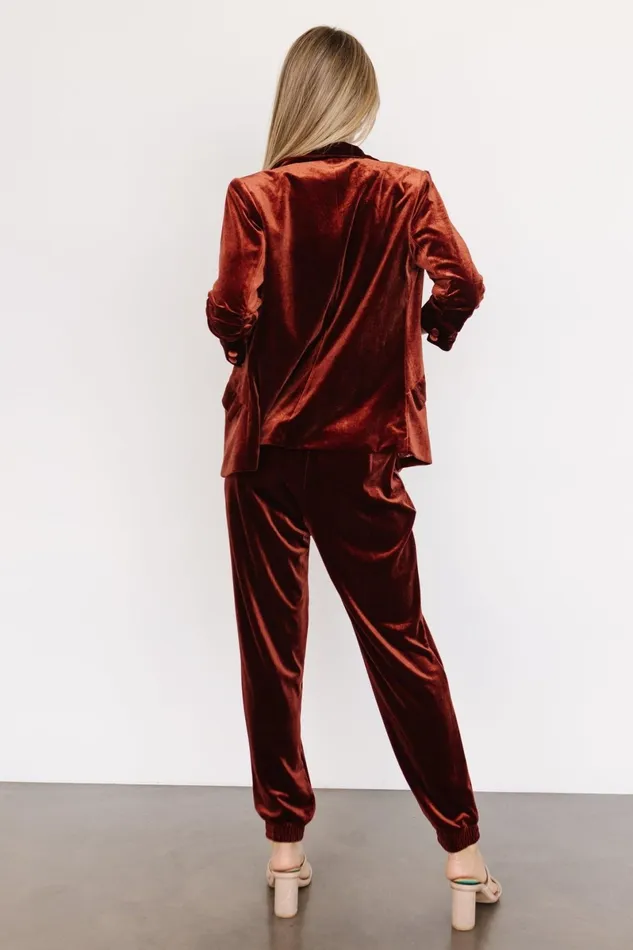 Brinton Velvet Blazer Cinnamon Women Baltic Born Outerwear Brinton Velvet Blazer Cinnamon Women Baltic Born Outerwear