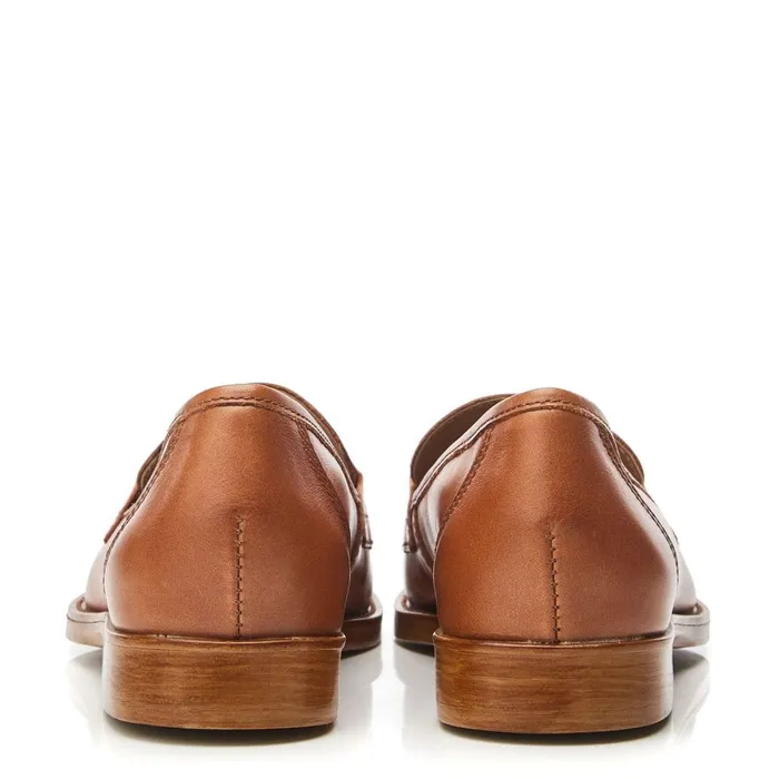 Brogues And Loafers Women Moda In Pelle Elsbeth Tan Leather