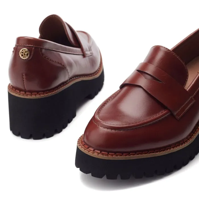 Brogues And Loafers Women Moda In Pelle Florette Tan Leather