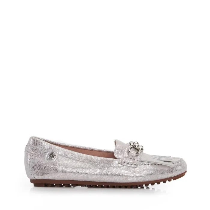 Brogues And Loafers Women Moda In Pelle Francheska Rose Gold Leather