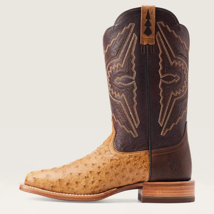 Broncy Western Boot Antique Saddle Fq Ostrich Men Ariat Western Boots Broncy Western Boot Antique Saddle Fq Ostrich Men Ariat Western Boots