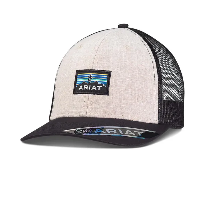 Cactus Patch Hat White Men Ariat Hats and Caps