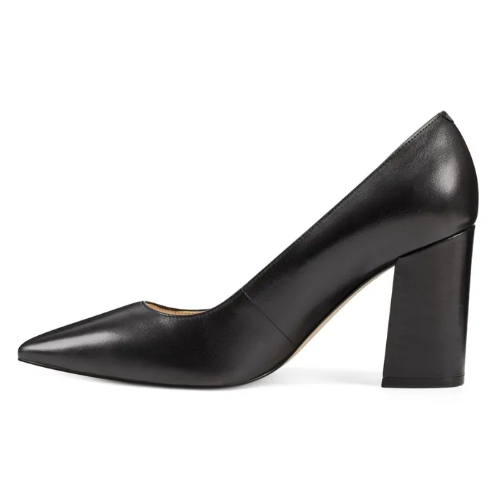 Cara Dress Pumps Black Leather Women Nine West Pumps Cara Dress Pumps Black Leather Women Nine West Pumps