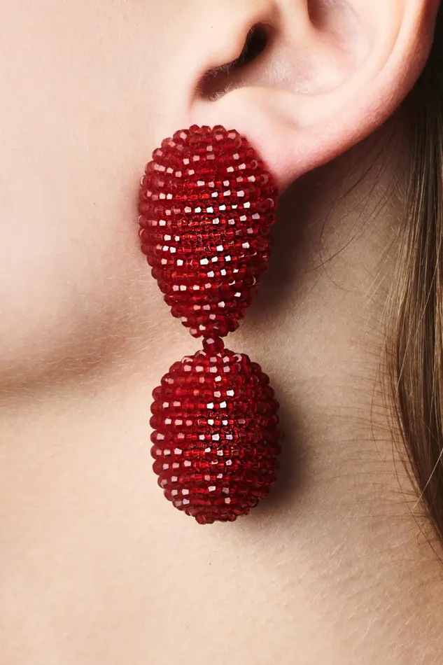 Carina Earrings 8211 Faceted Beads Women Sachin and Babi Earrings