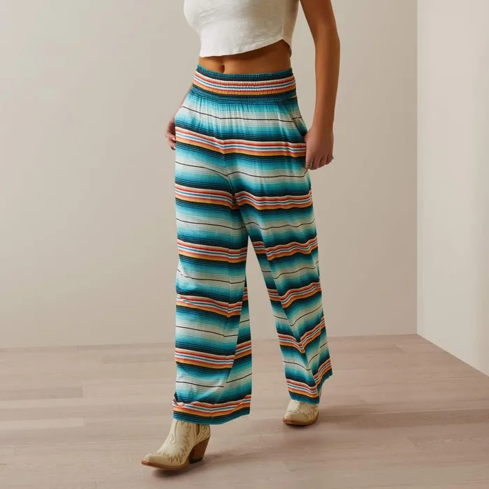 Carrillo Pant Serape Stripe Print Women Ariat Pants and Shorts