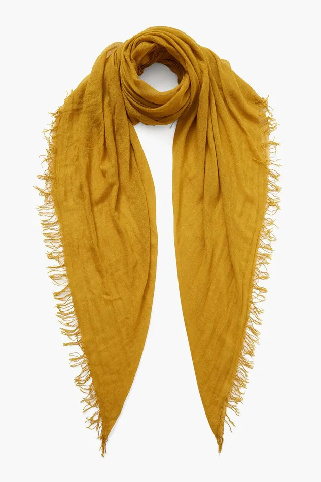 Cashmere And Silk Scarf Green Sulphur Women Chan Luu Scarves