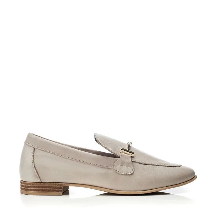 Casual Shoes Women Moda In Pelle Bsoleful BWinnie Beige Leather