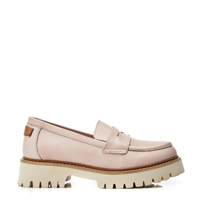 Casual Shoes Women Moda In Pelle Bsoleful BWinston Nude Leather