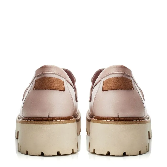Casual Shoes Women Moda In Pelle Bsoleful BWinston Nude Leather