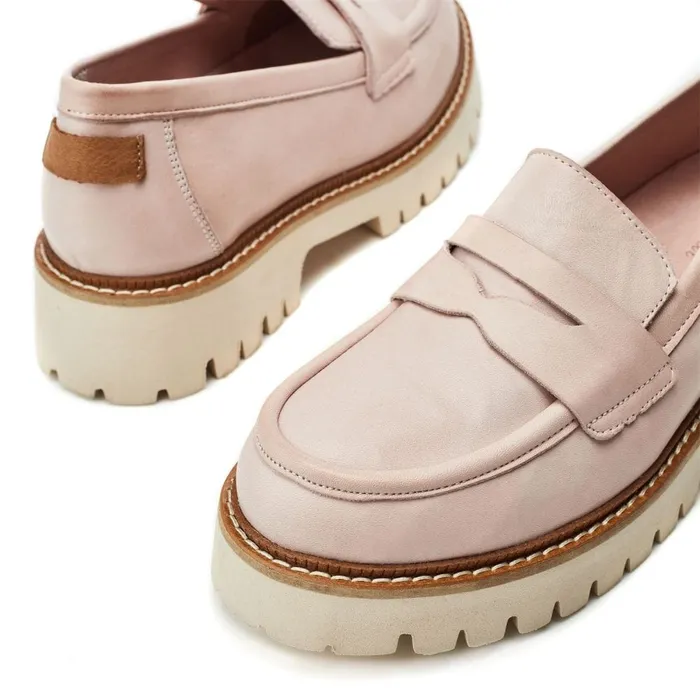 Casual Shoes Women Moda In Pelle Bsoleful BWinston Nude Leather
