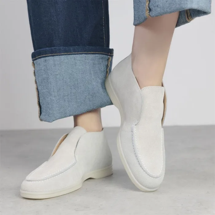 Casual Shoes Women Moda In Pelle Everette Grey Suede