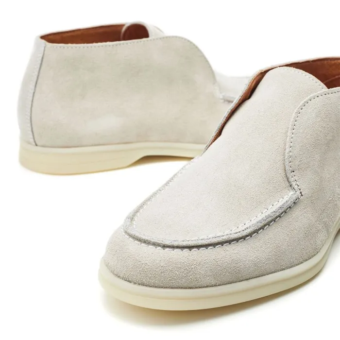 Casual Shoes Women Moda In Pelle Everette Grey Suede