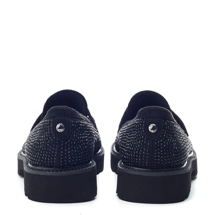 Casual Shoes Women Moda In Pelle Evony Jet Black Alcantara