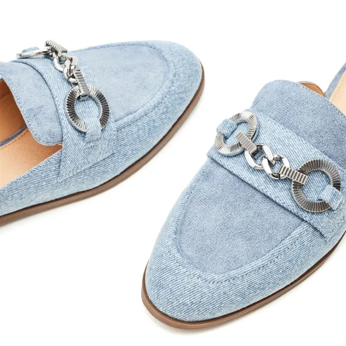 Casual Shoes Women Moda In Pelle Fernne Denim Textile