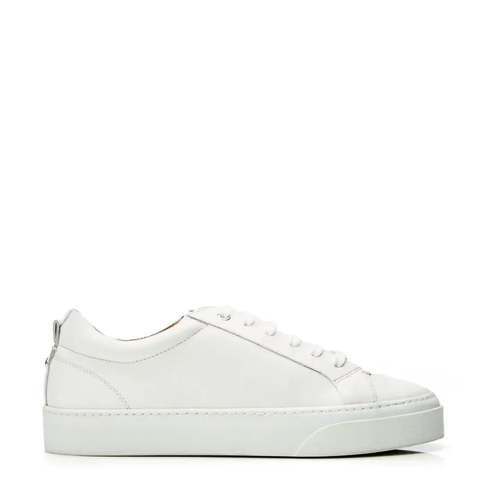 Casual Trainers Women Moda In Pelle Aiyla White Leather