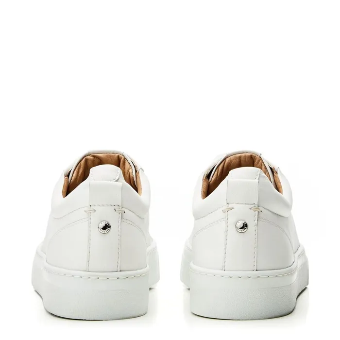 Casual Trainers Women Moda In Pelle Aiyla White Leather
