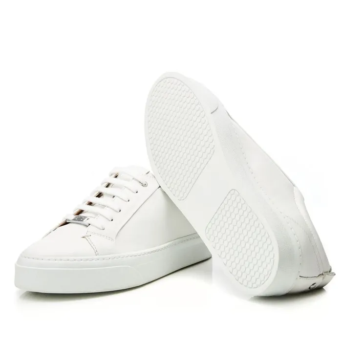 Casual Trainers Women Moda In Pelle Aiyla White Leather