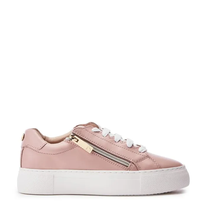Casual Trainers Women Moda In Pelle Balize Cameo Leather