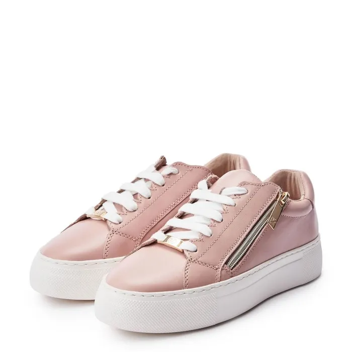 Casual Trainers Women Moda In Pelle Balize Cameo Leather