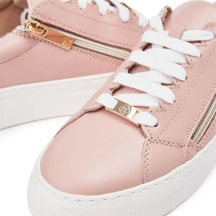 Casual Trainers Women Moda In Pelle Balize Cameo Leather