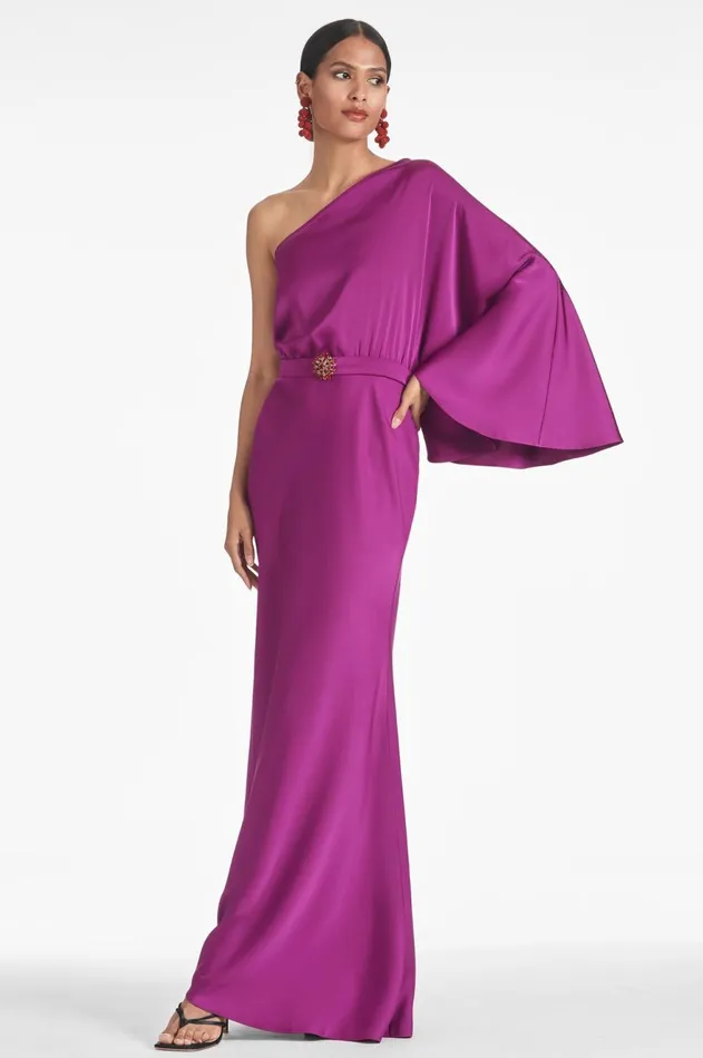 Cella Gown 8211 Sparkling Grape Women Sachin and Babi Evening