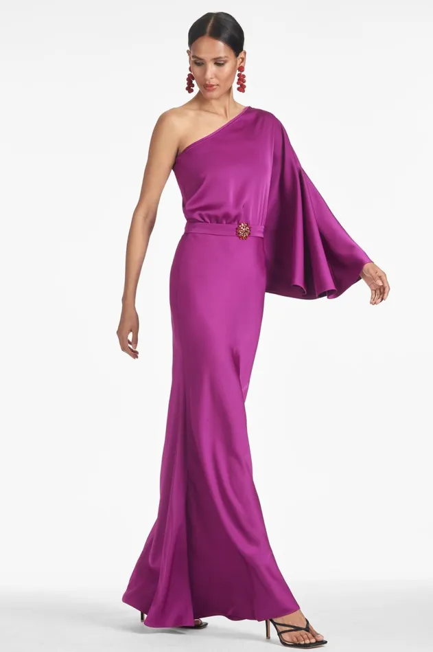 Cella Gown 8211 Sparkling Grape Women Sachin and Babi Evening