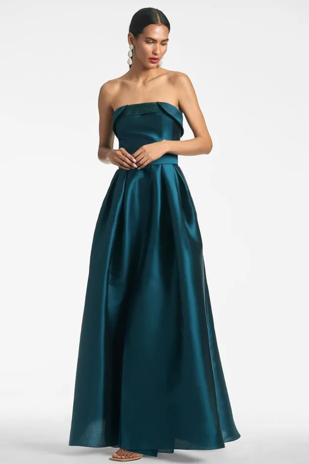 Ceri Gown 8211 Deep Teal Women Sachin and Babi Formal