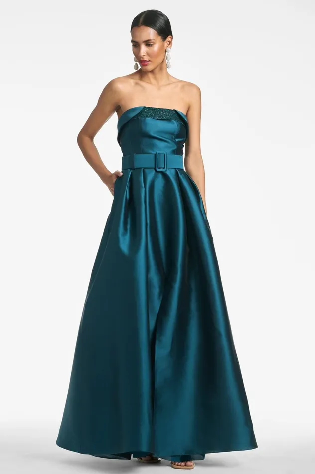 Ceri Gown 8211 Deep Teal Women Sachin and Babi Formal