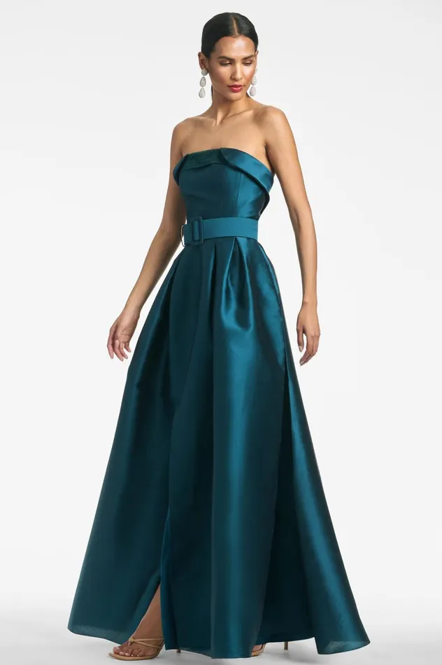 Ceri Gown 8211 Deep Teal Women Sachin and Babi Formal