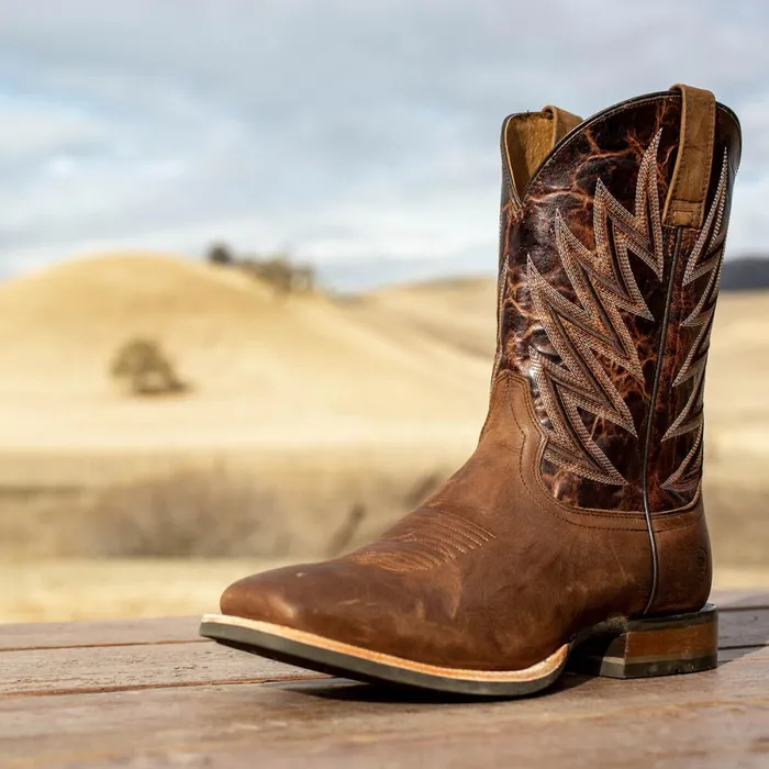Challenger Western Boot Branding Iron Brown Men Ariat Western Boots Challenger Western Boot Branding Iron Brown Men Ariat Western Boots