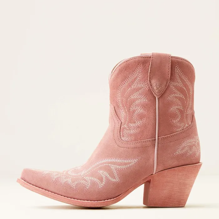 Chandler Western Boot Carnation Pink Suede Women Ariat Western Boots Chandler Western Boot Carnation Pink Suede Women Ariat Western Boots