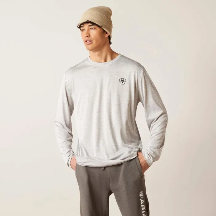 Charger Camo Corps TShirt Lt Grey Heather Men Ariat TShirts and Polos Charger Camo Corps TShirt Lt Grey Heather Men Ariat TShirts and Polos