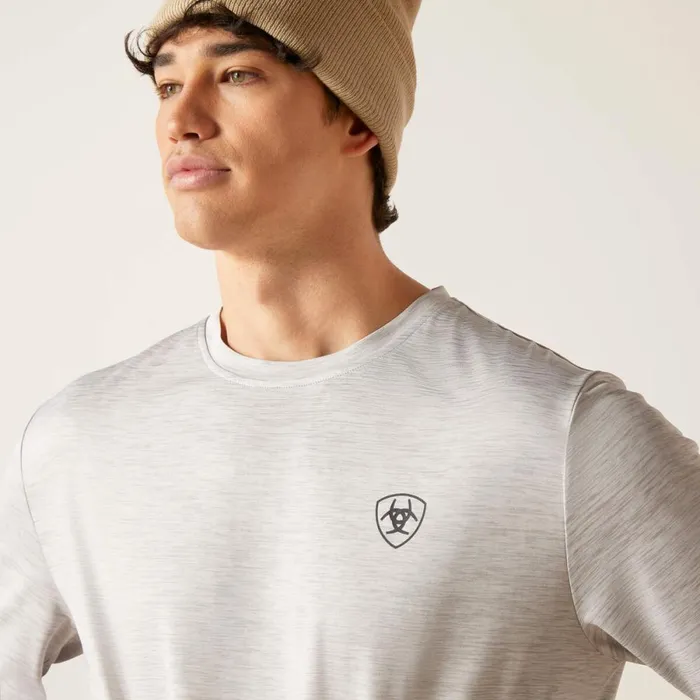 Charger Camo Corps TShirt Lt Grey Heather Men Ariat TShirts and Polos Charger Camo Corps TShirt Lt Grey Heather Men Ariat TShirts and Polos