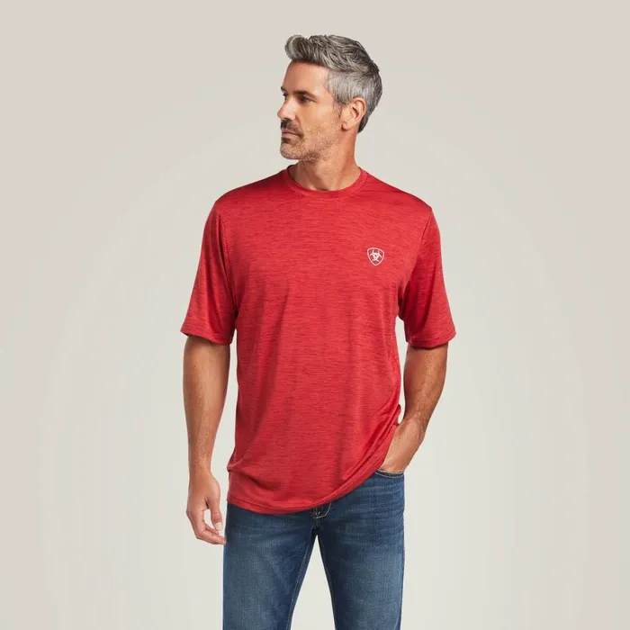 Charger Vertical Flag Tee Scooter Men Ariat TShirts and Polos Charger Vertical Flag Tee Scooter Men Ariat TShirts and Polos