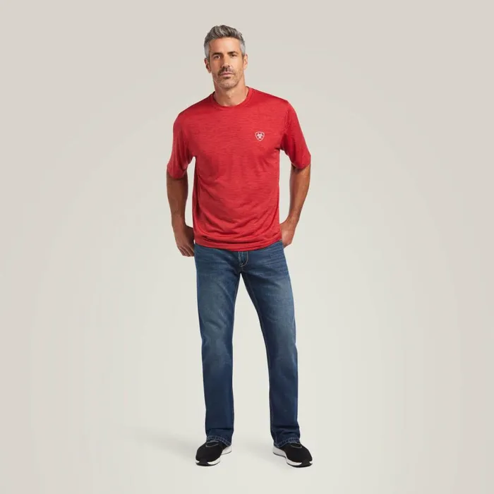 Charger Vertical Flag Tee Scooter Men Ariat TShirts and Polos Charger Vertical Flag Tee Scooter Men Ariat TShirts and Polos