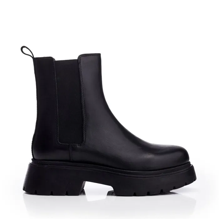 Chelsea Boots Women Moda In Pelle Brylie Black Nappa