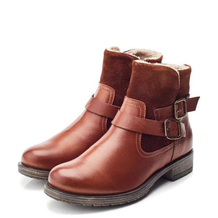 Chelsea Boots Women Moda In Pelle Shoon Sh Oakridge Tan Leather
