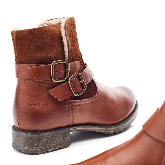 Chelsea Boots Women Moda In Pelle Shoon Sh Oakridge Tan Leather